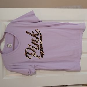 PINK logo tee shirt